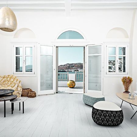 Вилла Pnoe Mykonos Town Экстерьер фото