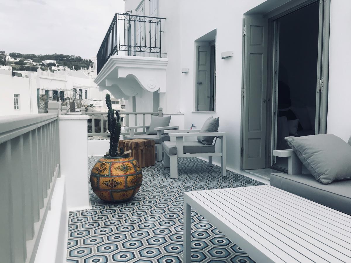 Вилла Pnoe Mykonos Town Экстерьер фото