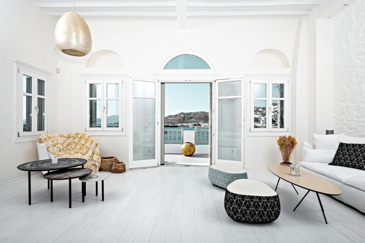 Вилла Pnoe Mykonos Town Экстерьер фото